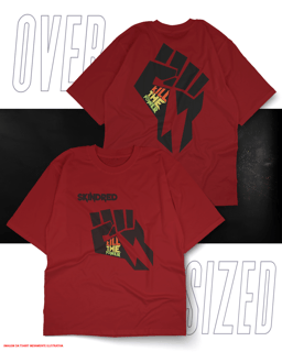 Nome do produto Oversized Unissex - Skindread