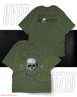 Nome do produto Oversized Unissex - Black Label Society