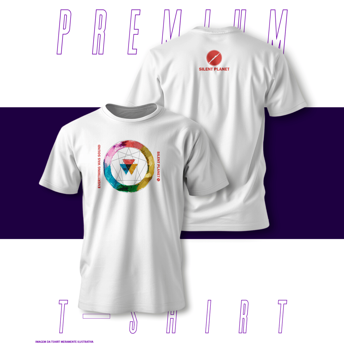 Nome do produto: Camiseta Premium - Silent Planet