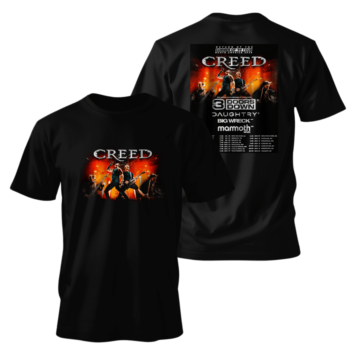 Nome do produto: Metal Band Unisex - Creed