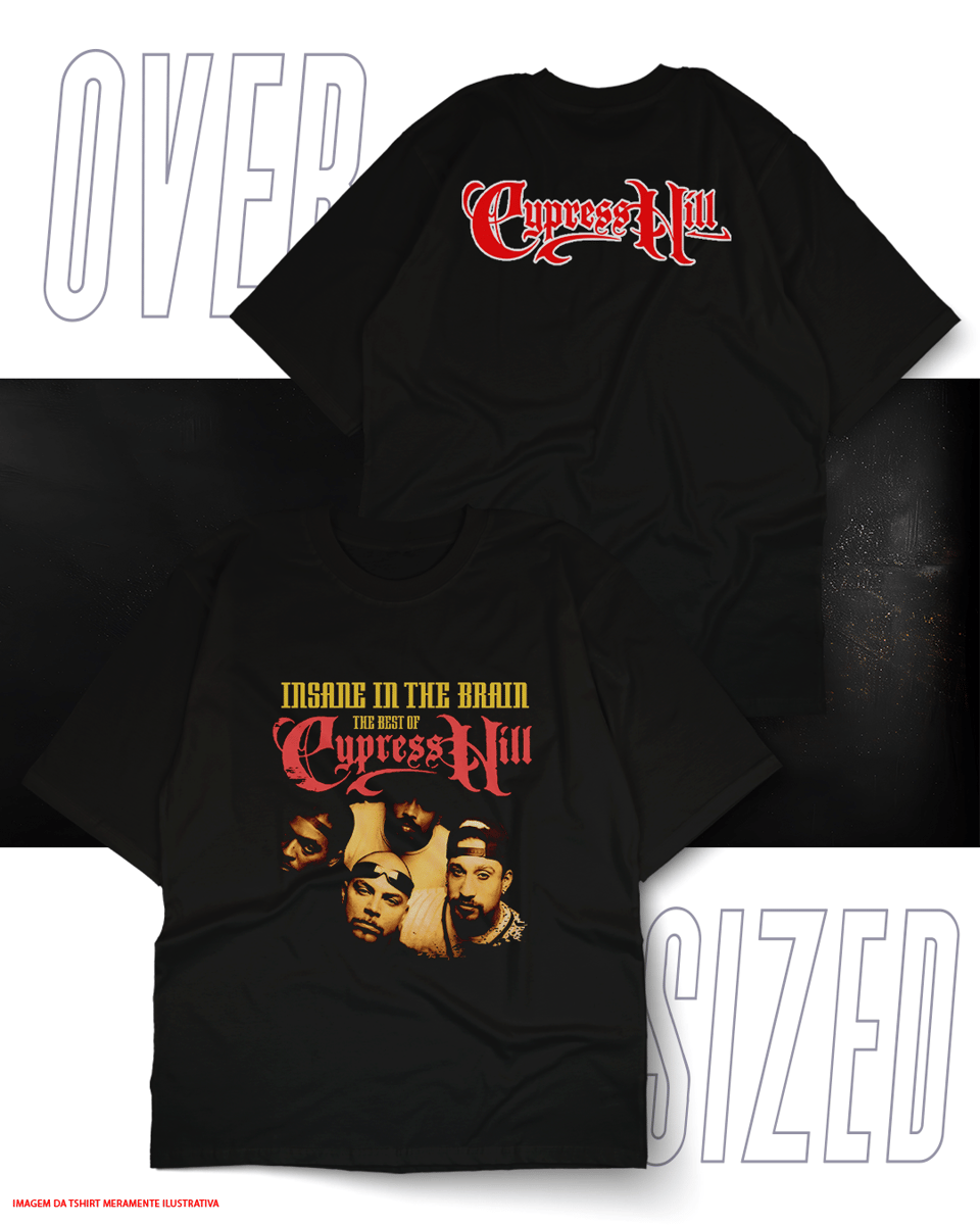 Oversized Unissex - Cypress Hill Nome do produto: Oversized Unissex - Cypress Hill