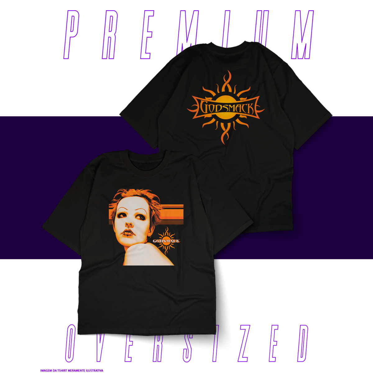 Nome do produto: Oversized Unissex - Godsmack