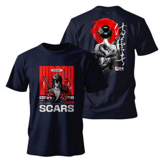 Nome do produto Street Wear - Classsic Oriental Samurai T-Shirt