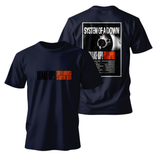 Nome do produto Metal Band Unisex - System of a Down - WAKE UP! SOUTH AMERICA STADIUM TOUR