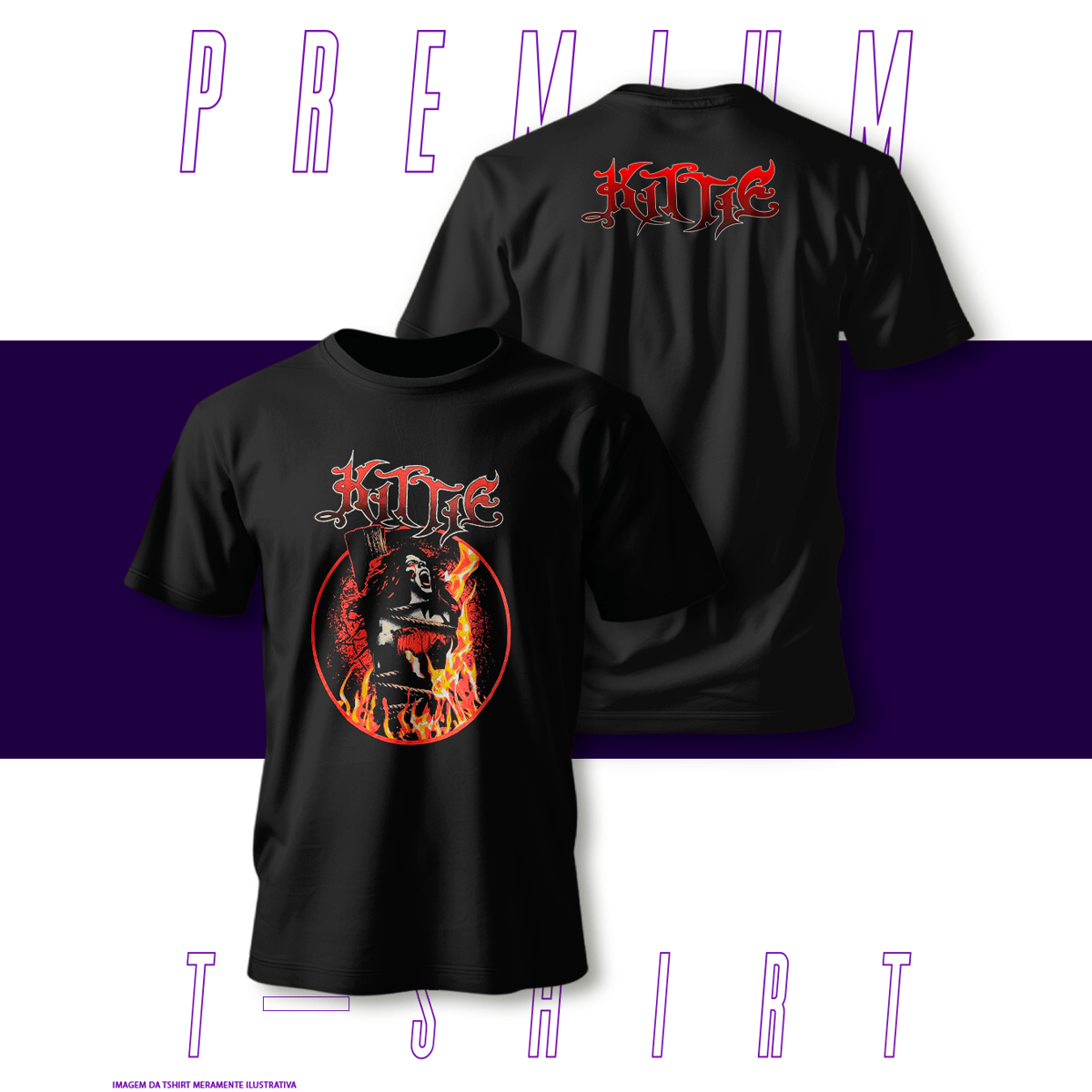 Nome do produto: Camiseta Premium - Kittie