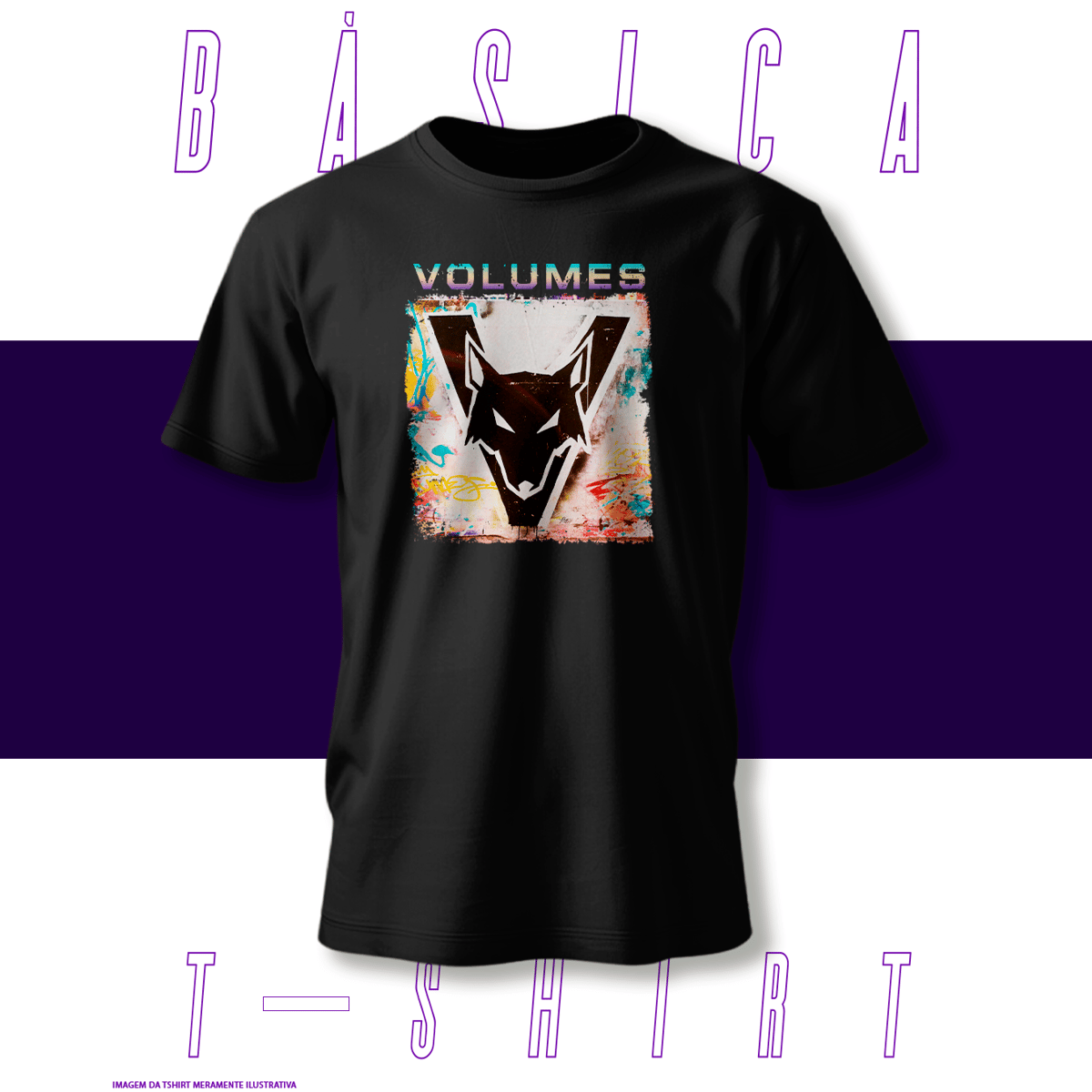 Nome do produto: Camiseta Básica - Volumes