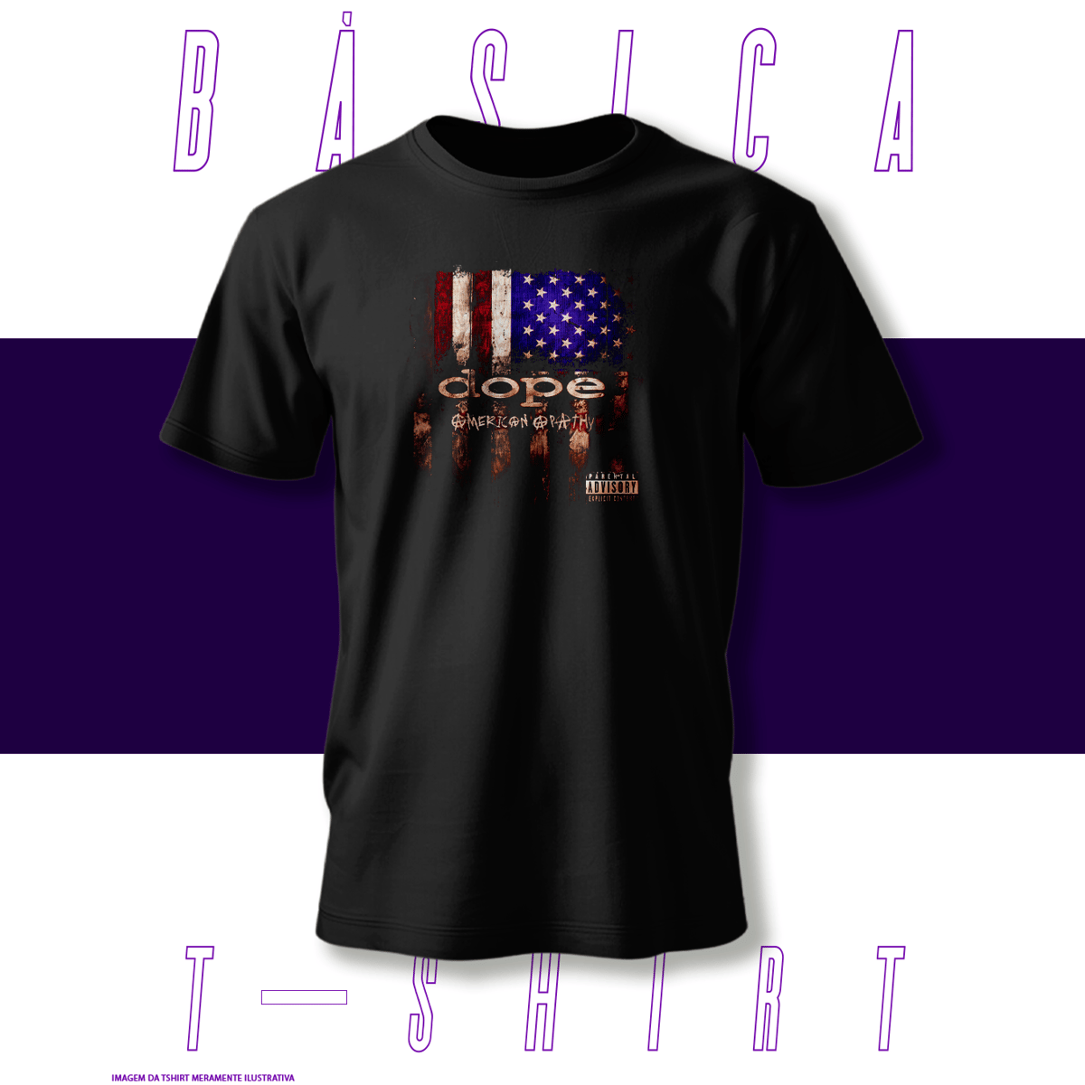 Nome do produto: Camiseta Básica - Dope