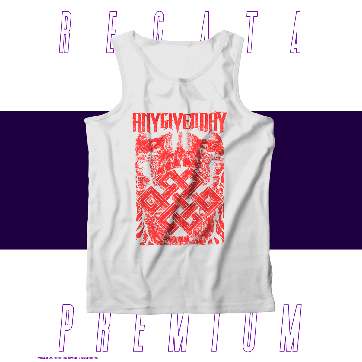 Nome do produto: Regata Premium - Any Given Day