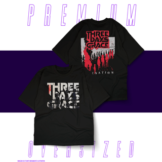 Oversized Unissex - Three Days Grace
