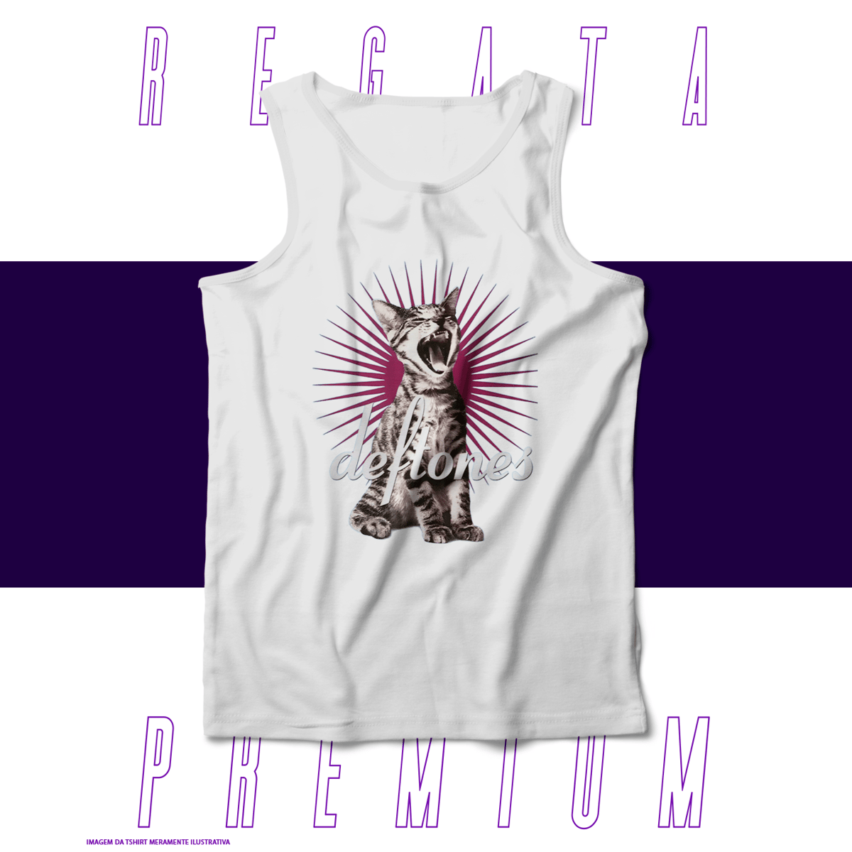 Nome do produto: Regata Premium - Deftones