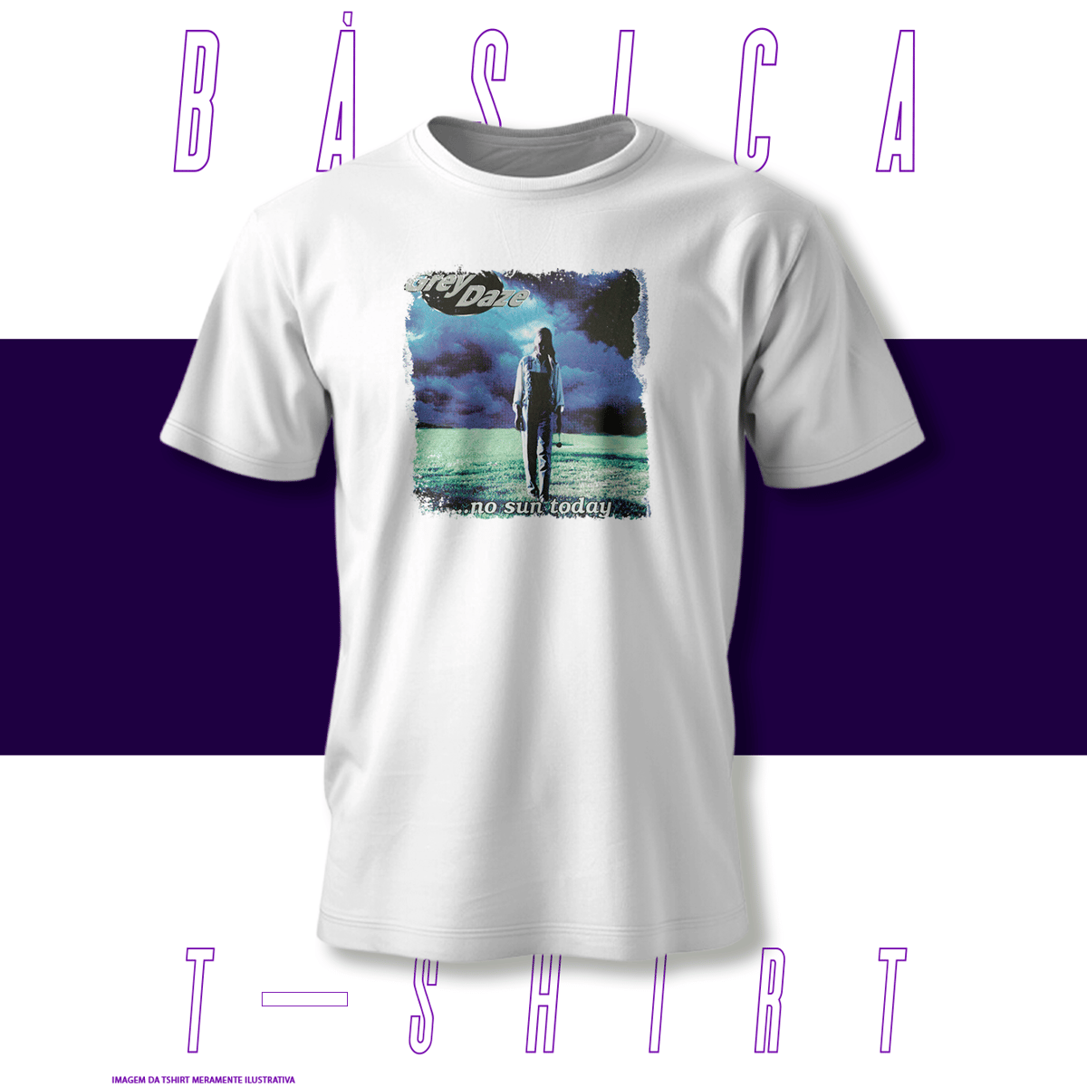 Nome do produto: Camiseta Básica - Grey Daze