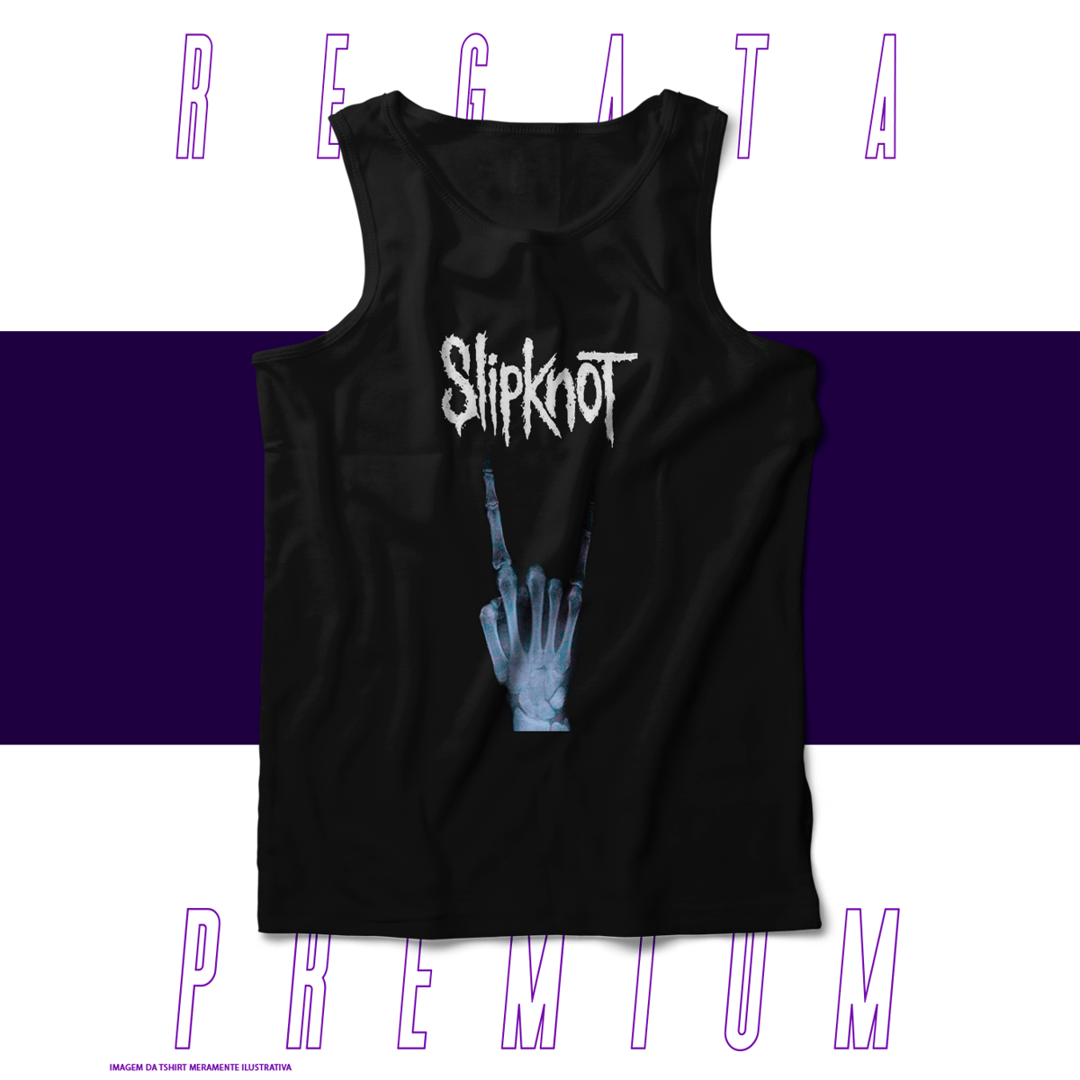Nome do produto: Regata Premium - Slipknot