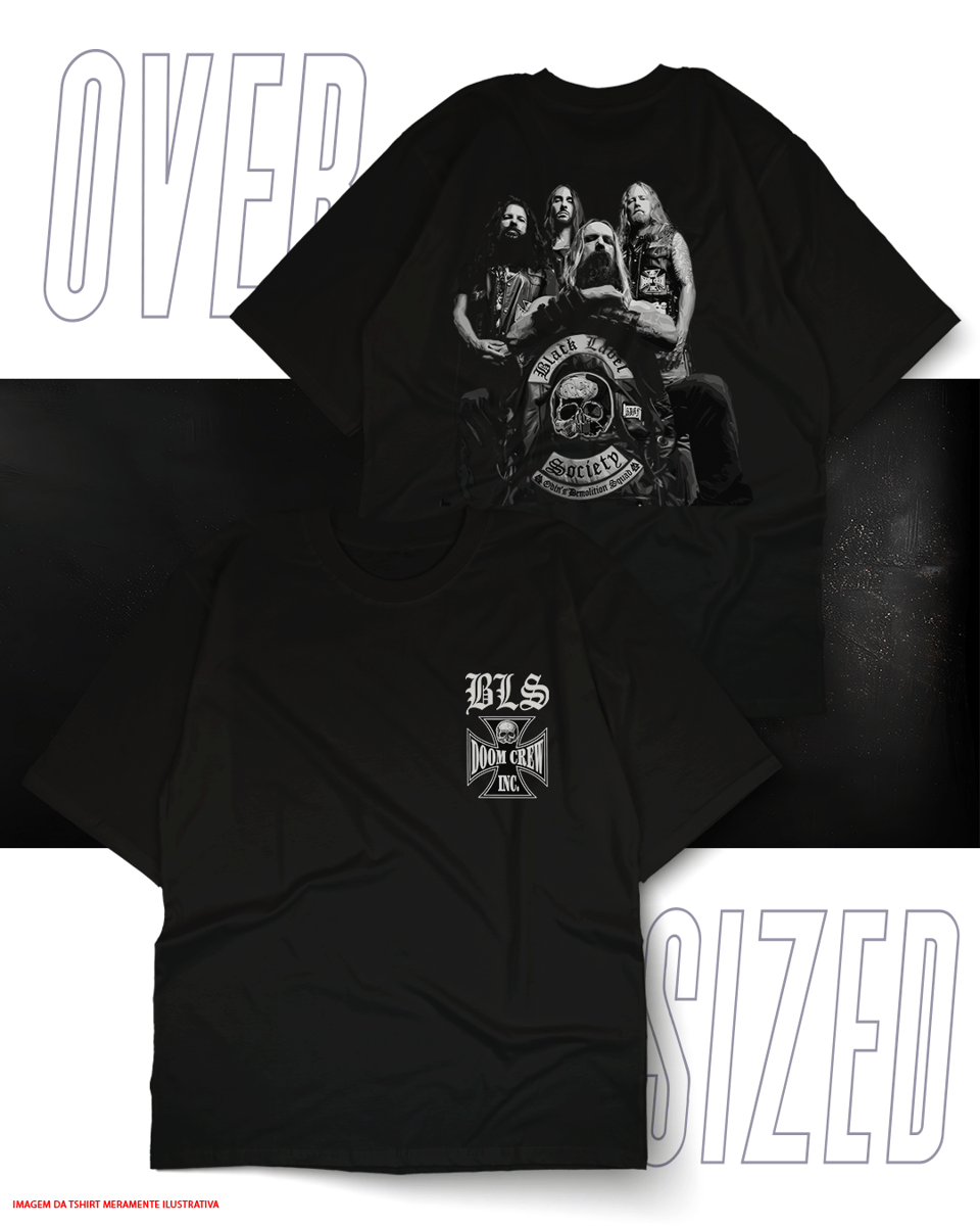 Oversized Unissex - Black Label Society Nome do produto: Oversized Unissex - Black Label Society