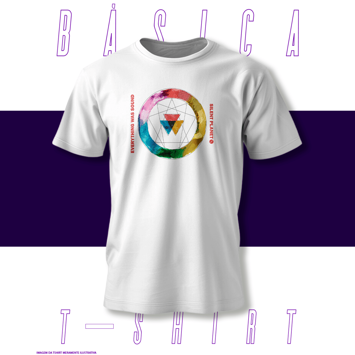 Nome do produto: Camiseta Básica - Silent Planet