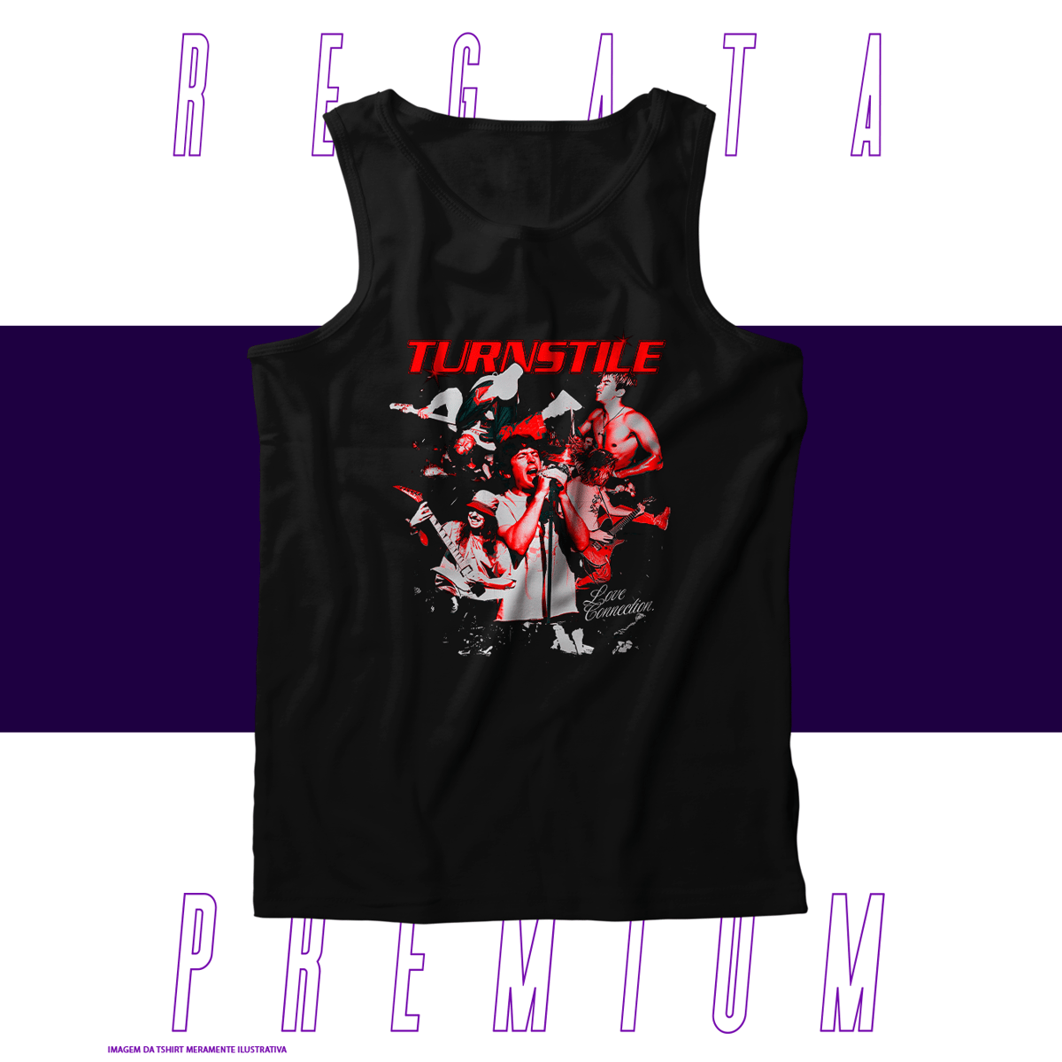 Nome do produto: Regata Premium - Turnstile