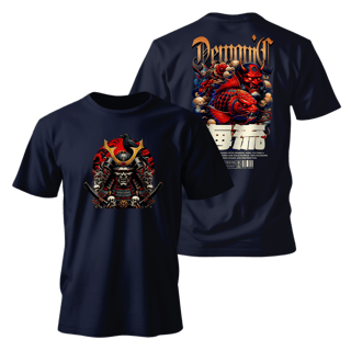 Nome do produto Street Wear - Classsic Oriental Samurai T-Shirt