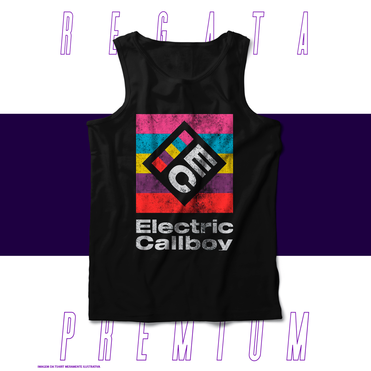 Nome do produto: Regata Premium - Electric Callboy