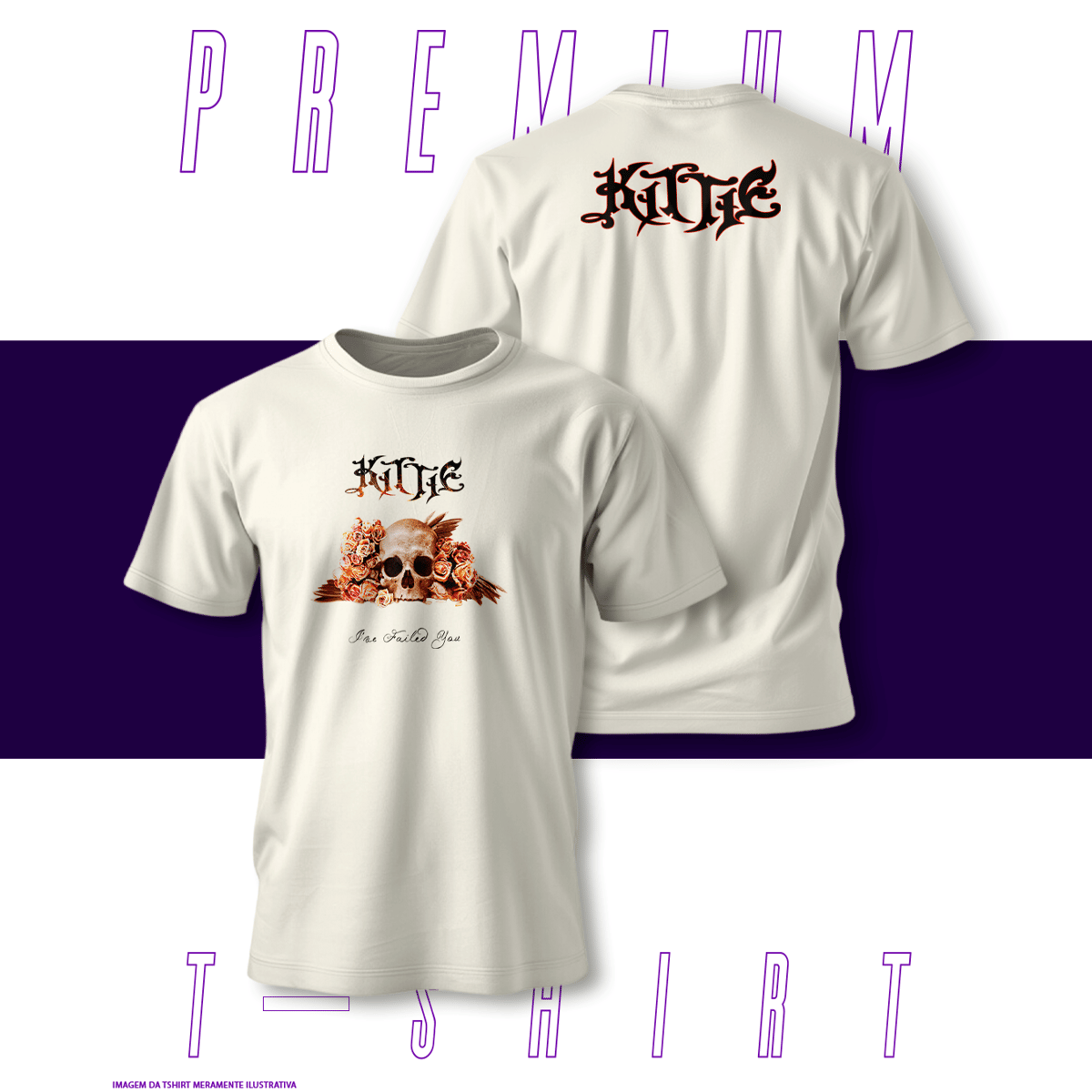 Nome do produto: Camiseta Premium - Kittie