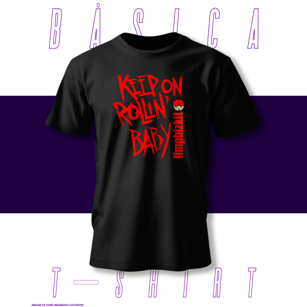 Nome do produto: Camiseta Básica - Limpbizkit