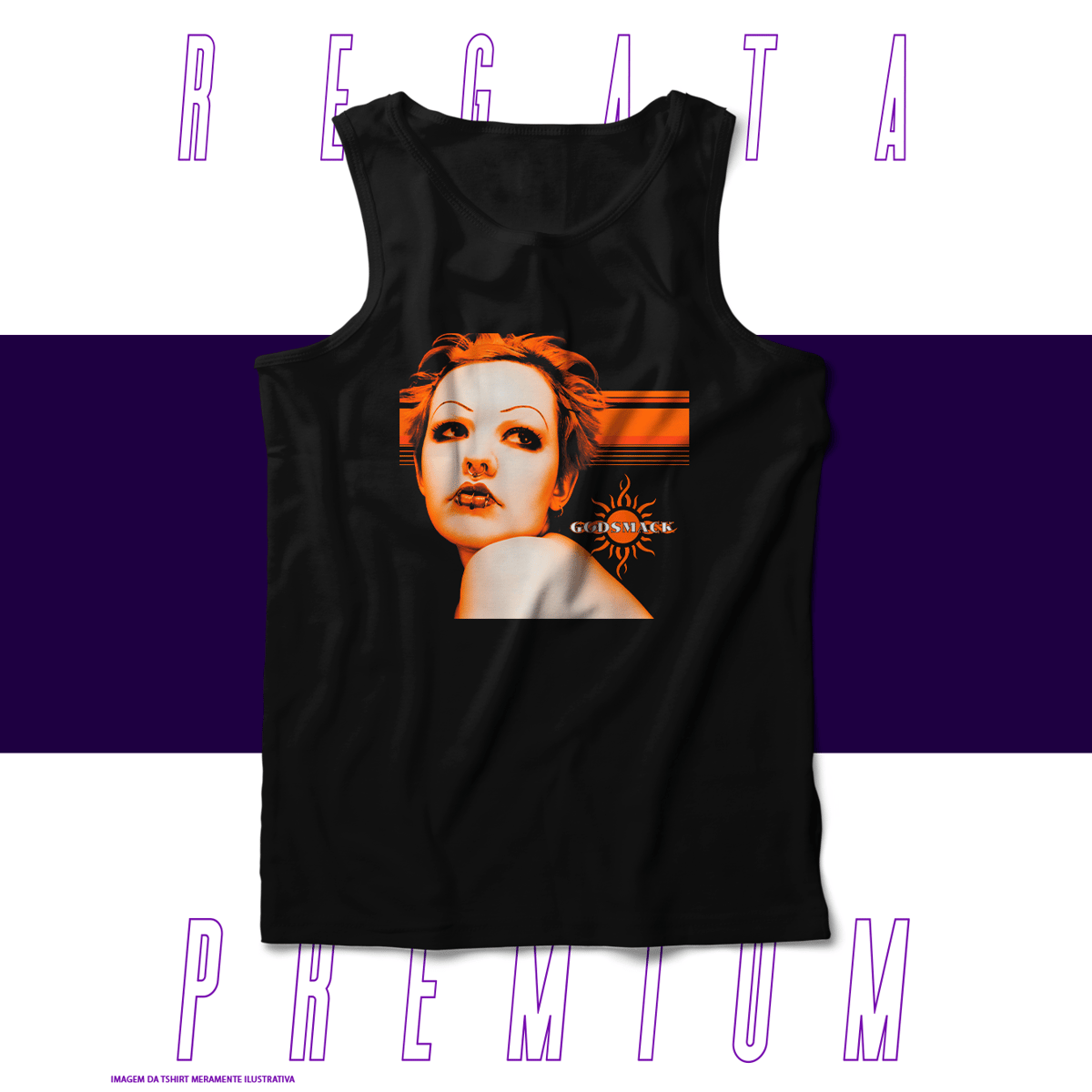 Nome do produto: Regata Premium - Godsmack