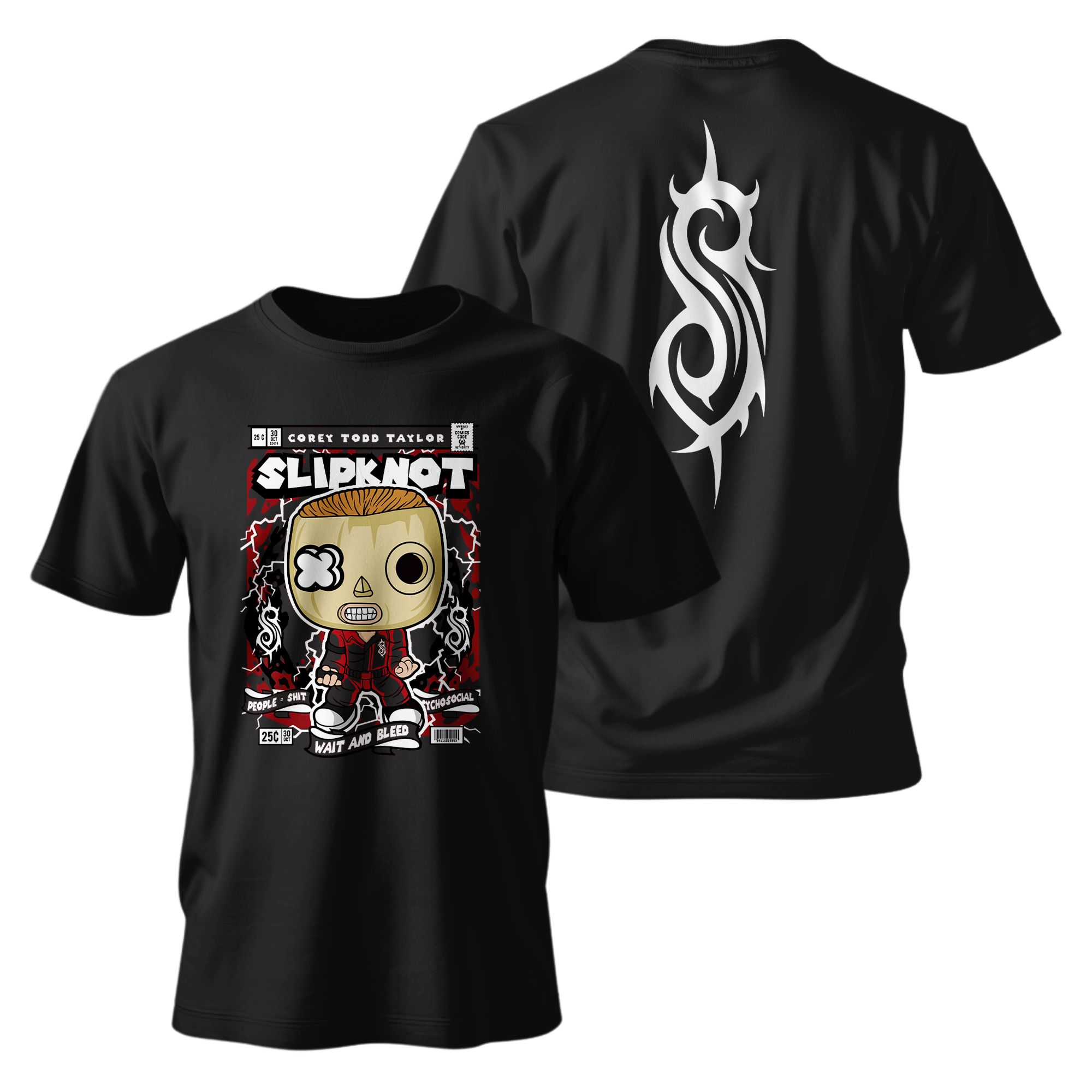 T-Shirt Prime Camiseta Premium - Corey Taylor - Slipknot em Rocket