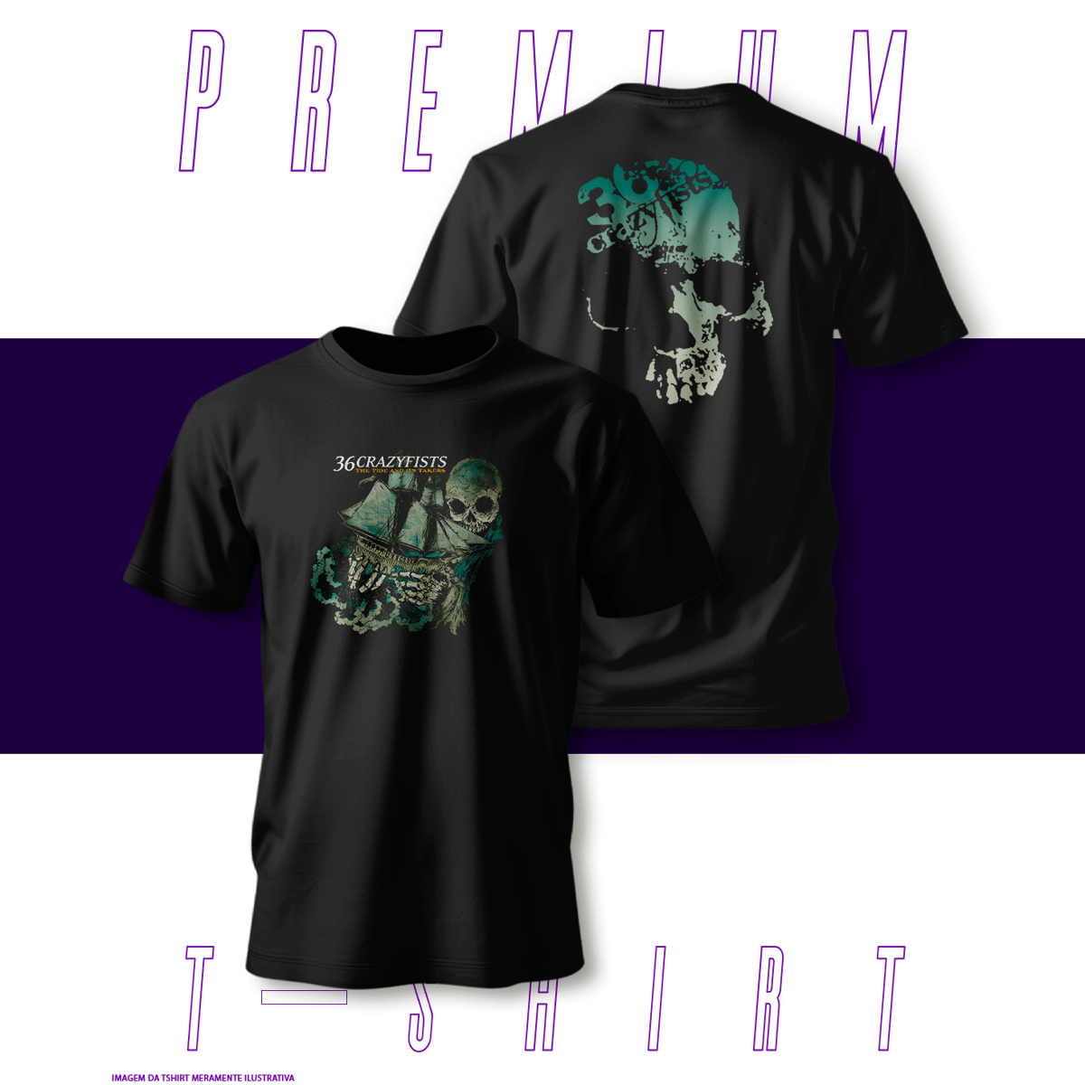 Nome do produto: Camiseta Premium - 36 Crazyfists