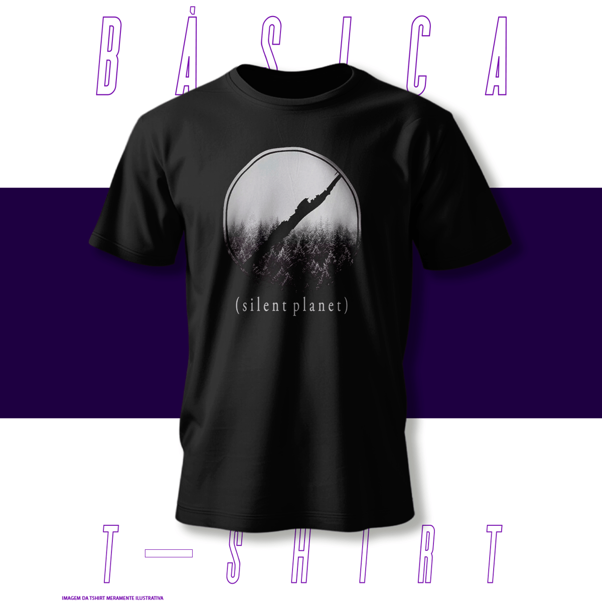 Nome do produto: Camiseta Básica - Silent Planet