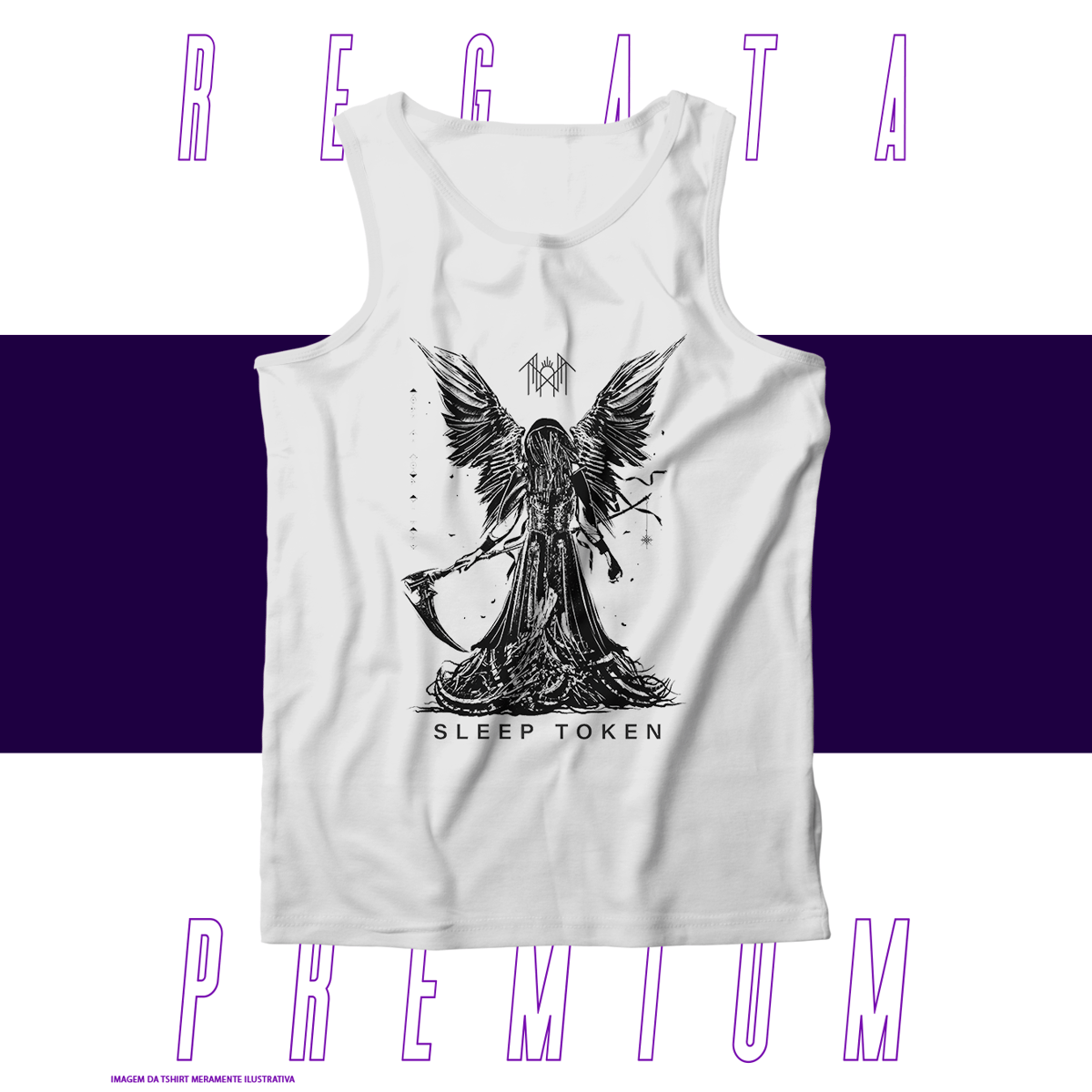 Nome do produto: Regata Premium - Sleep Token