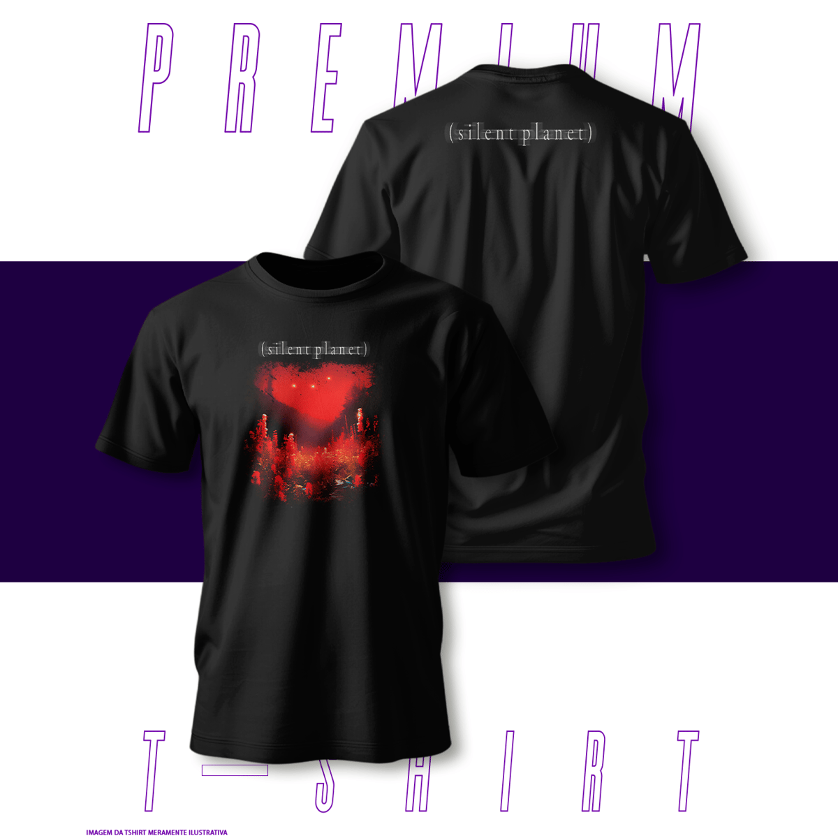 Nome do produto: Camiseta Premium - Silent Planet