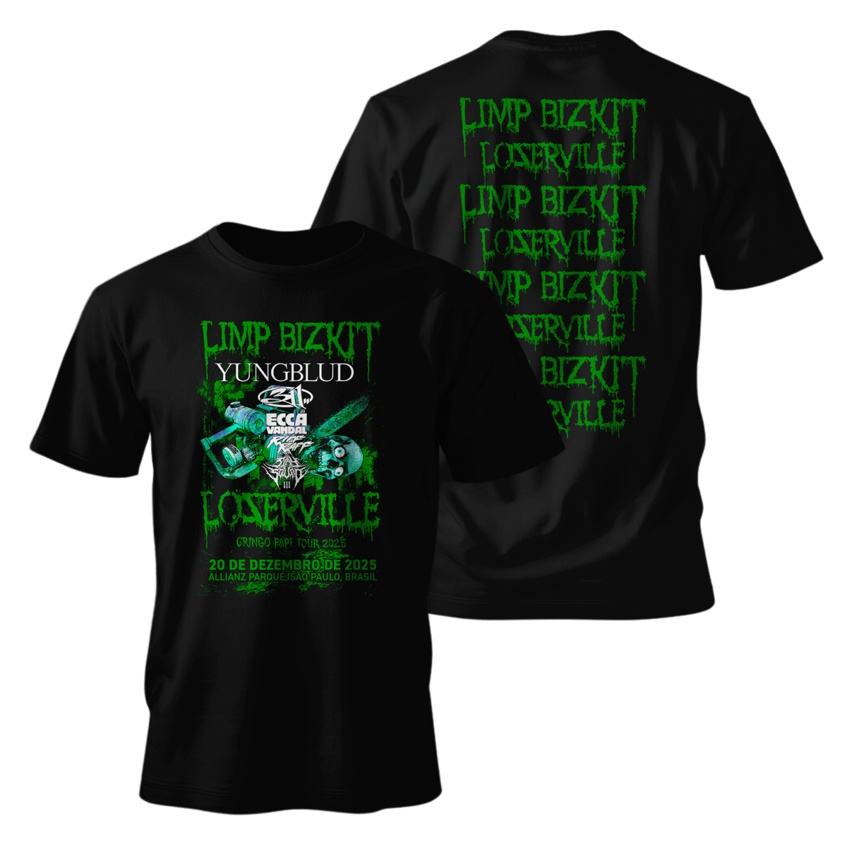 Nome do produto: Metal Band Unisex - LimpBizkit Lozerville