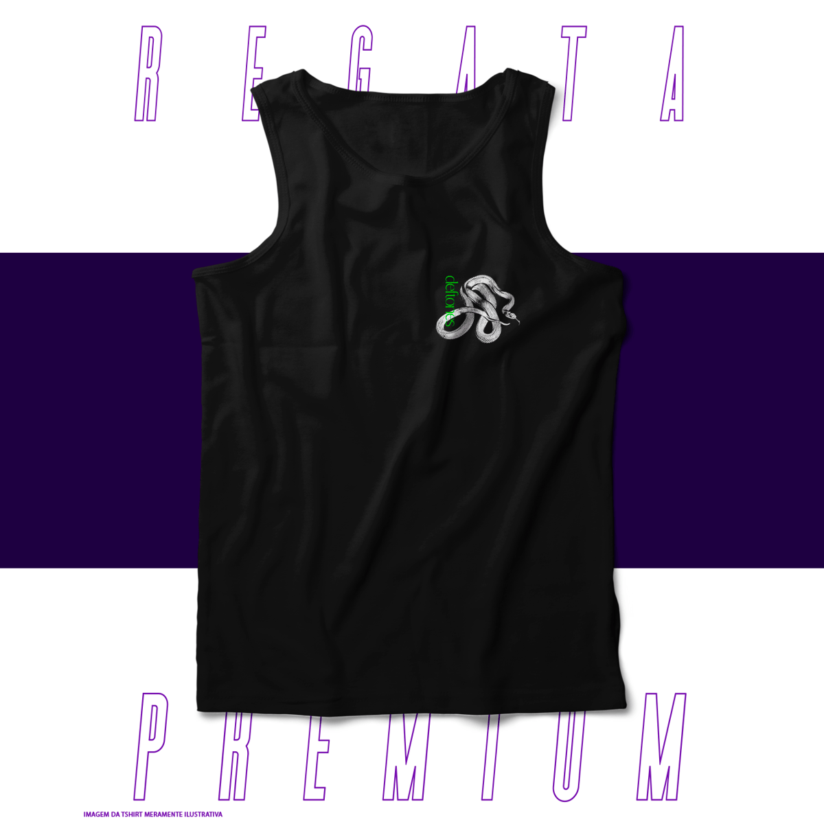 Nome do produto: Regata Premium - Deftones - Private Music