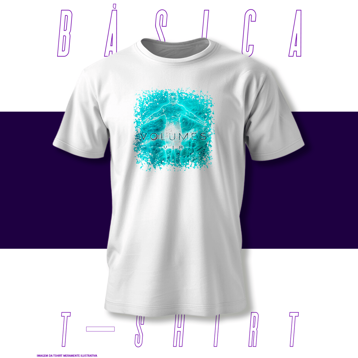 Nome do produto: Camiseta Básica - Volumes
