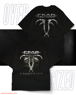 Oversized Unissex - Fear Factory