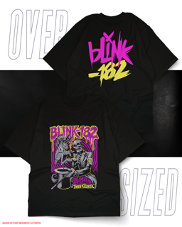 Nome do produto Oversized Unissex - Blink 182
