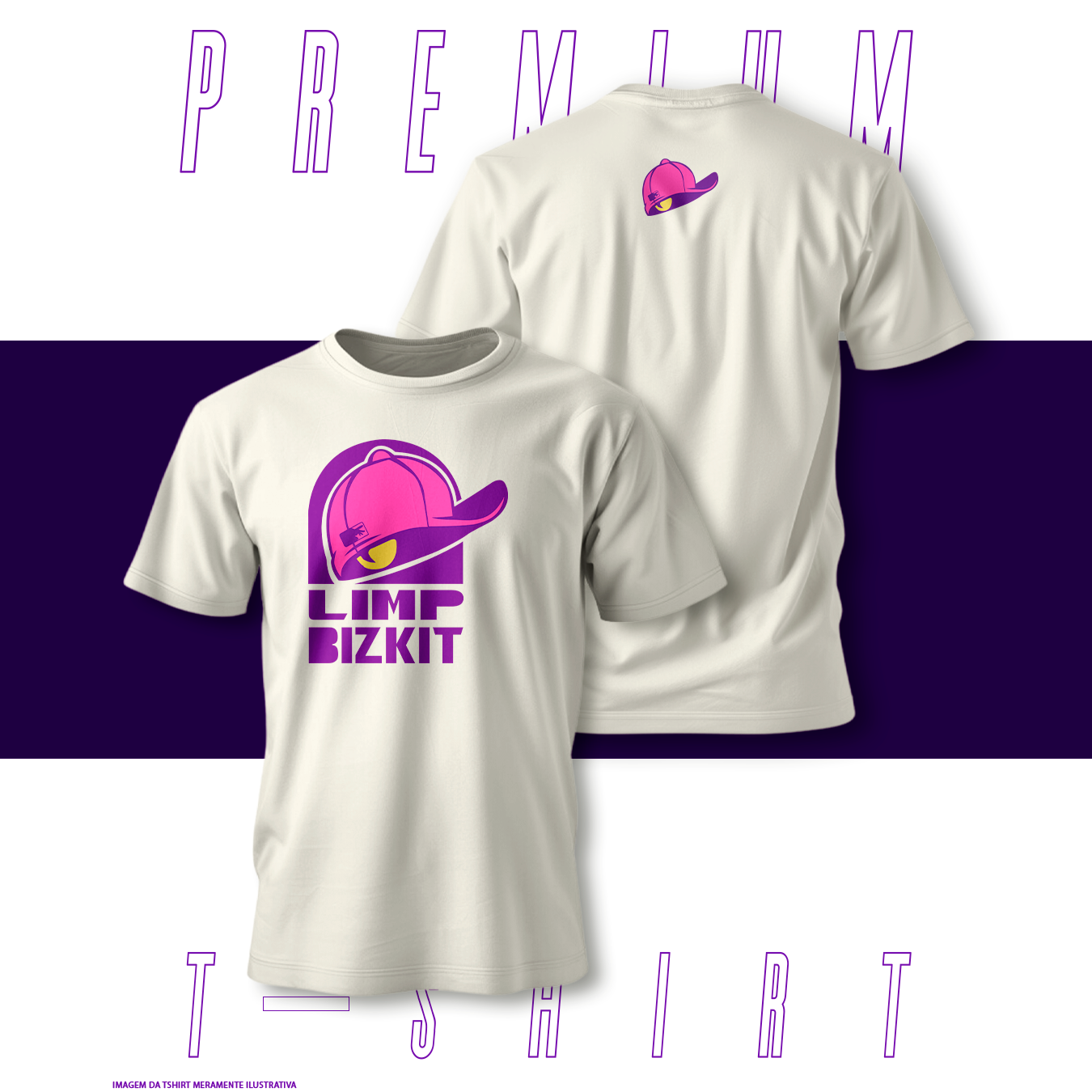 Nome do produto Camiseta Premium - Limpbizkit