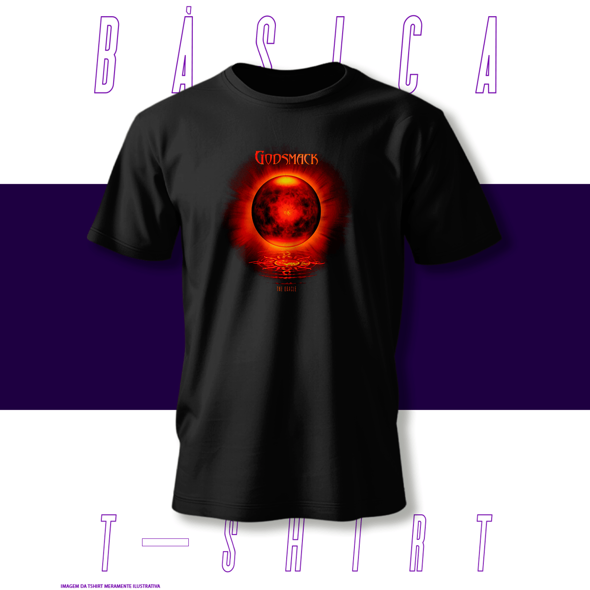 Nome do produto: Camiseta Básica - Godsmack