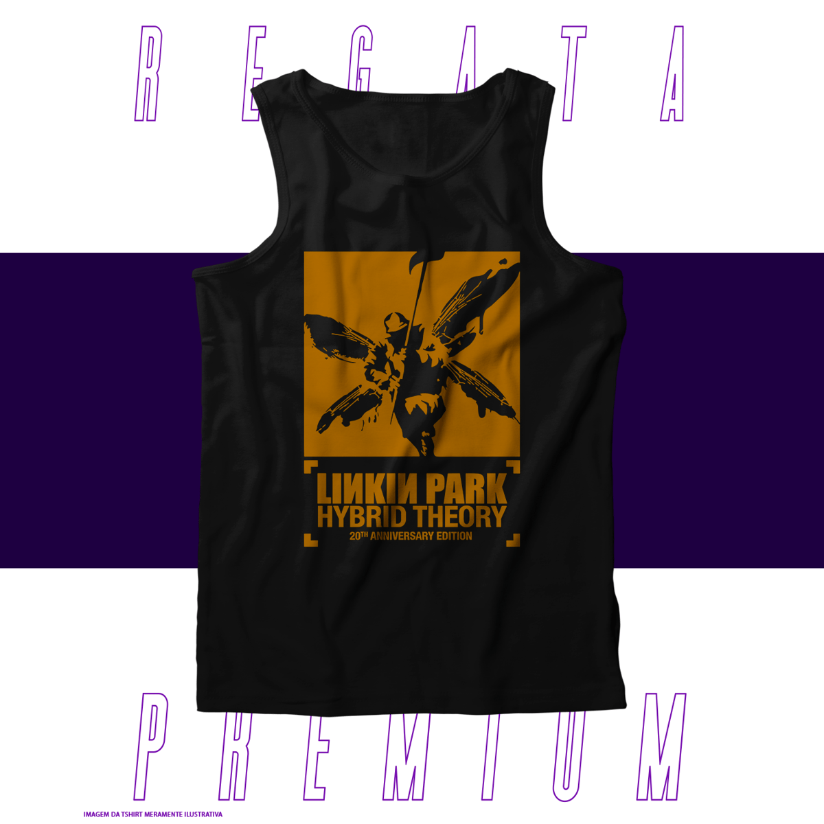 Nome do produto: Regata Premium - Linkin Park