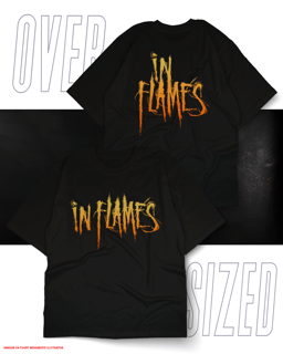 Nome do produto Oversized Unissex - In Flames
