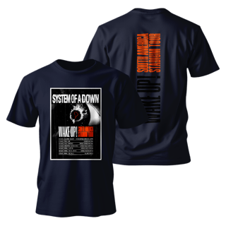 Nome do produto Metal Band Unisex - System of a Down - WAKE UP! SOUTH AMERICA STADIUM TOUR
