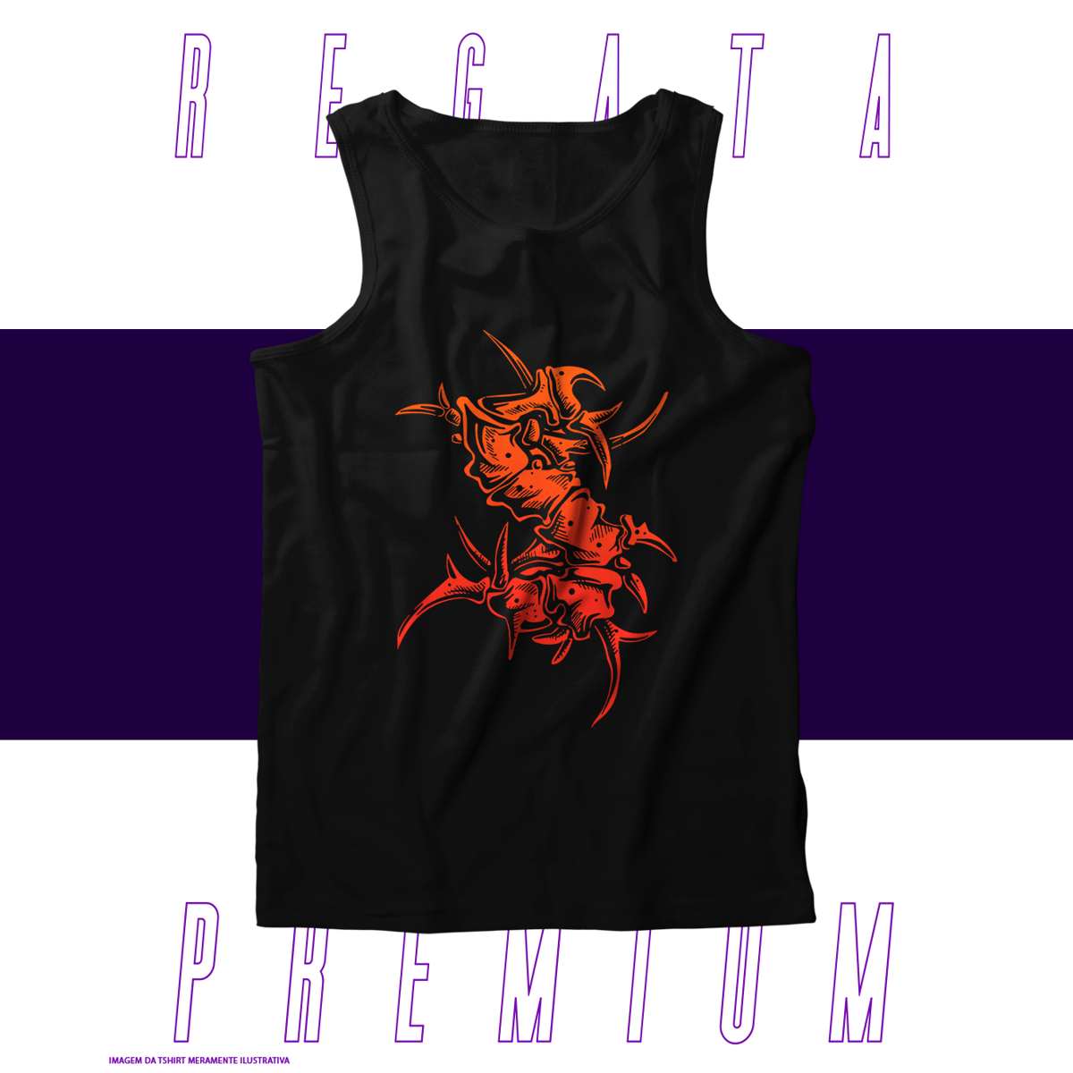 Nome do produto: Regata Premium - Sepultura