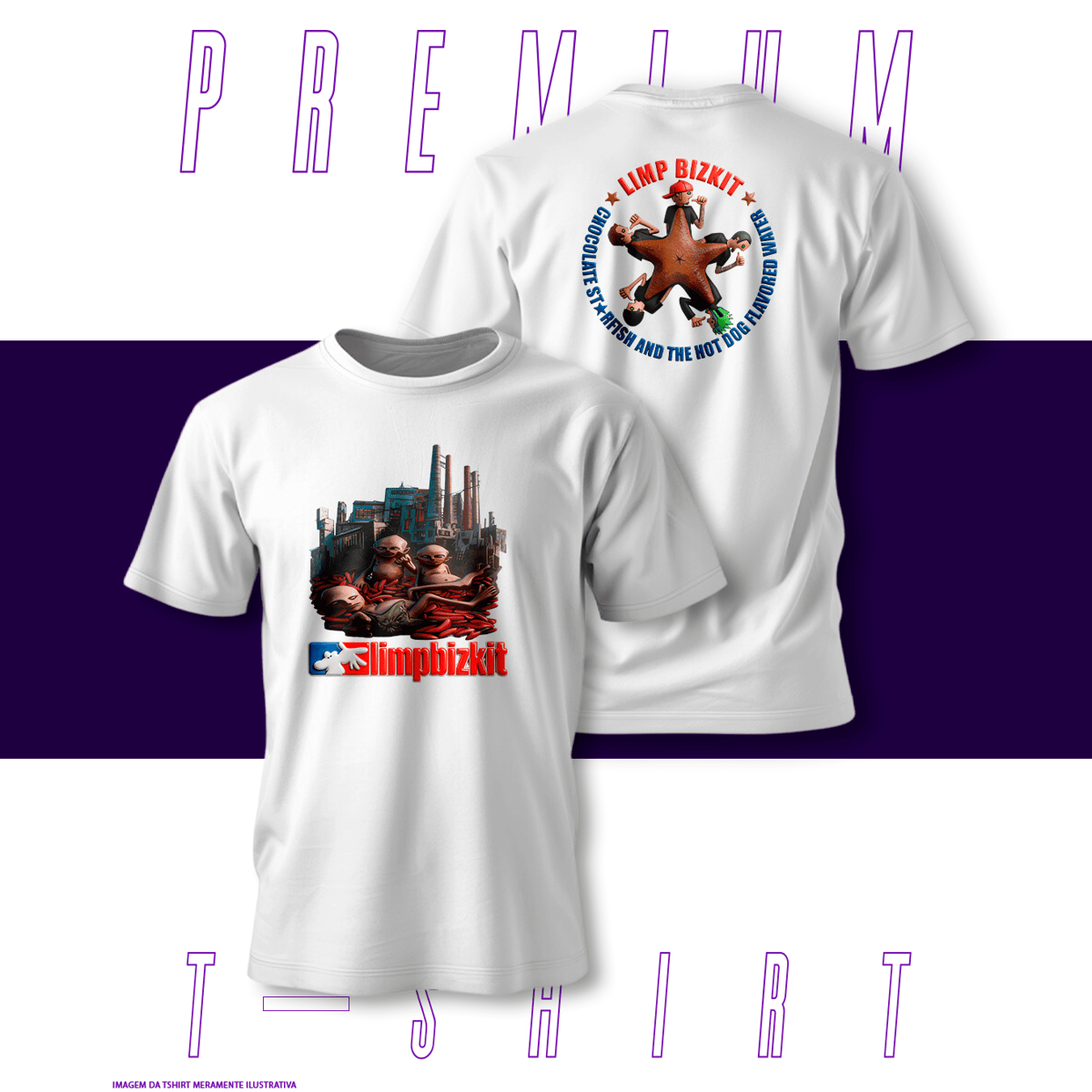 Nome do produto: Camiseta Premium - Limpbizkit