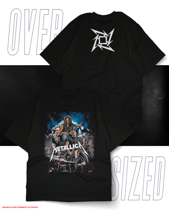 Oversized Unissex - Metallica