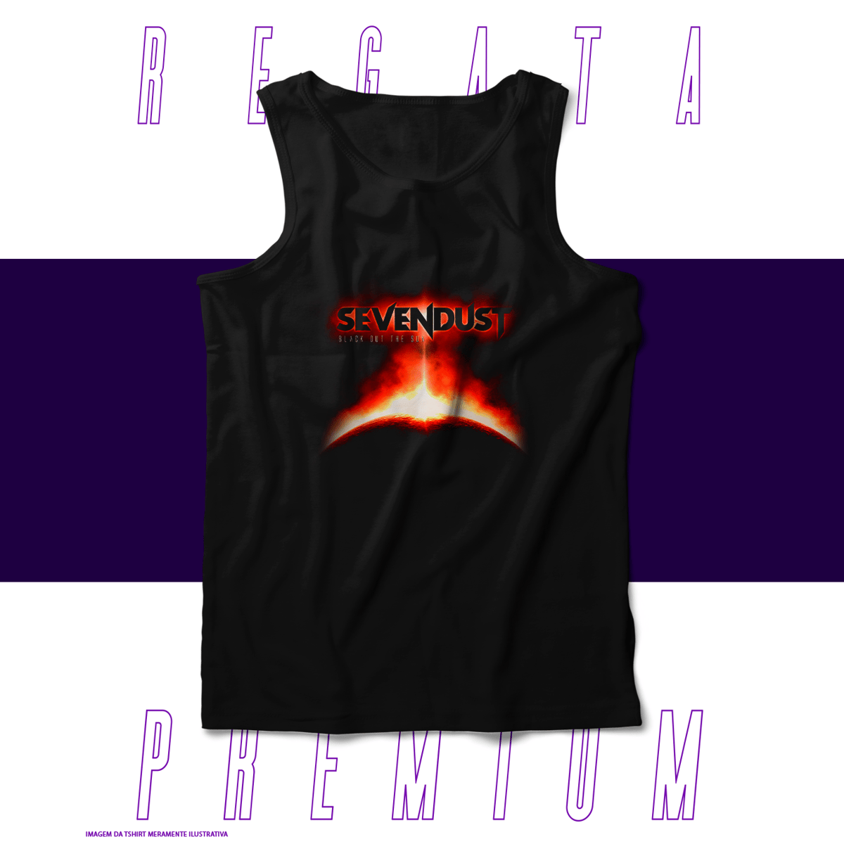 Nome do produto: Regata Premium - Sevendust