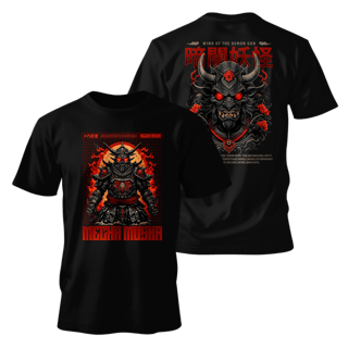 Nome do produto Street Wear - Classsic Oriental Samurai T-Shirt
