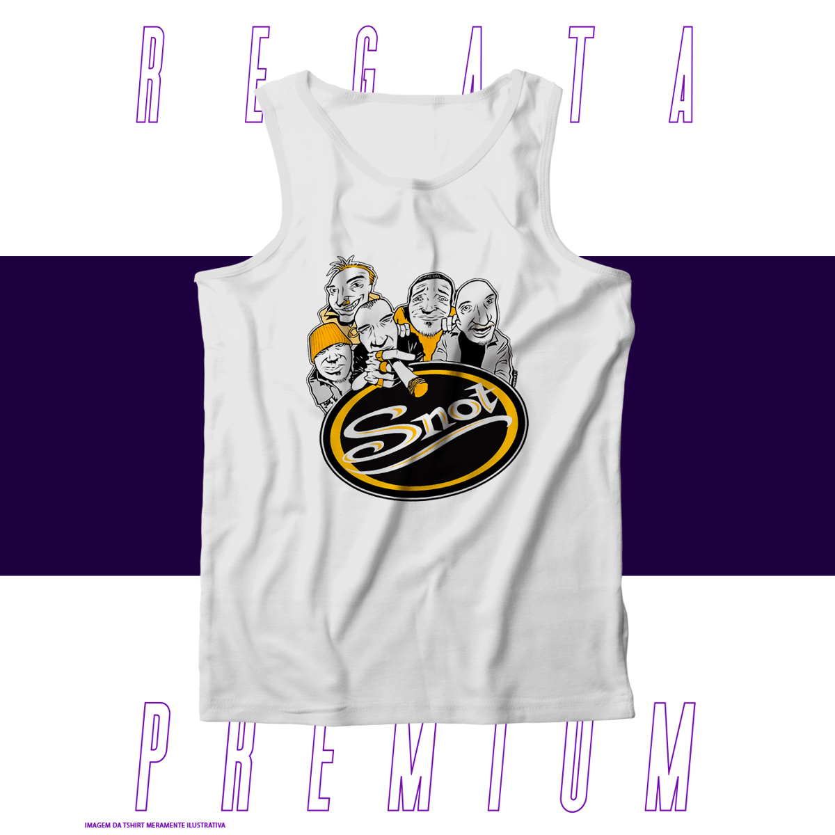 Nome do produto: Regata Premium - Snot