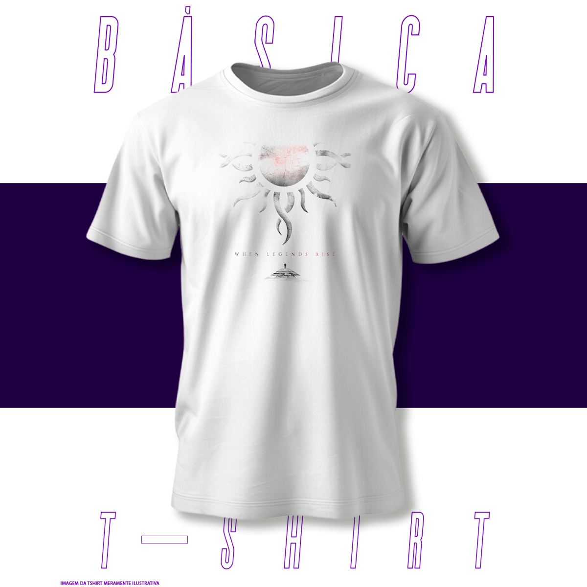 Nome do produto: Camiseta Básica - Godsmack