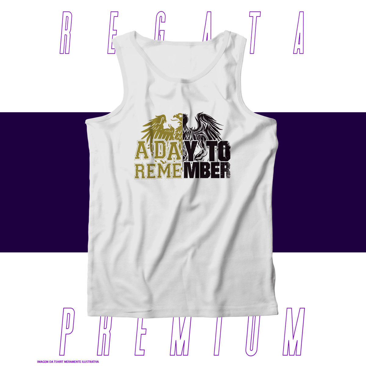 Nome do produto: Regata Premium - A Day to Remember