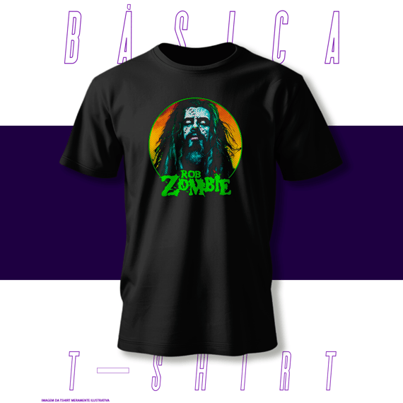 Camiseta Básica - Rob Zombie