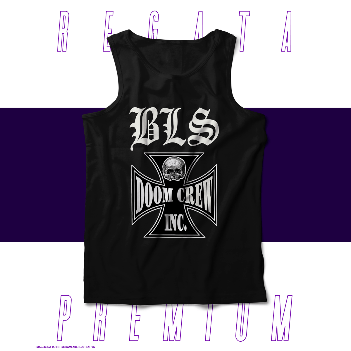 Nome do produto: Regata Premium - Black Label Society