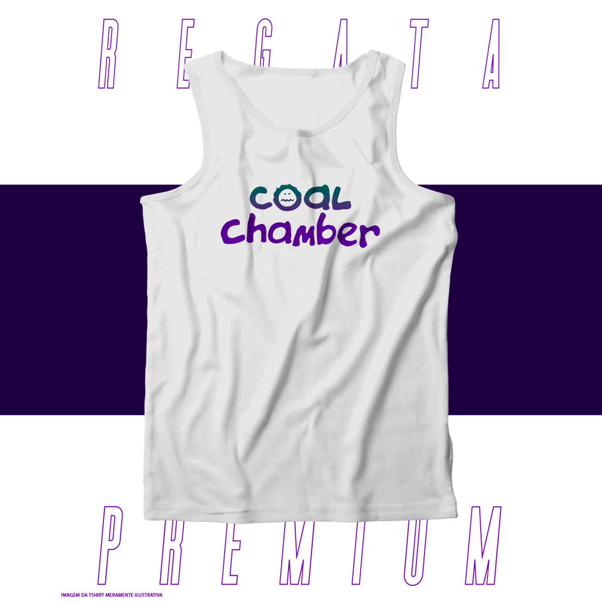 Nome do produto: Regata Premium - Coal Chamber